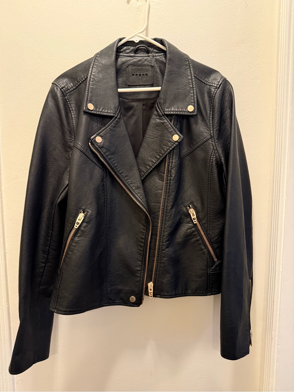 BLANKNYC Leather Moto Jacket - Black - 2X - Picture 2 of 5